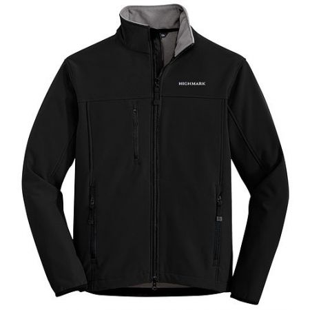 20-TLJ790, Large Tall, Black/Chrome, Left Chest, Highmark Companies.